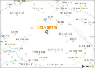 map of Uglyartsi