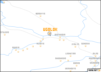 map of Ugolok
