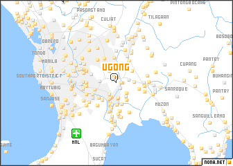 map of Ugong
