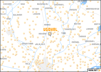map of Ugowāl