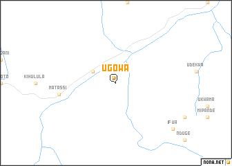 map of Ugowa