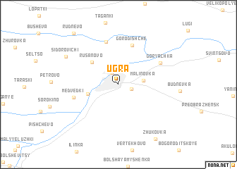 map of Ugra