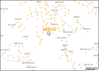 map of Ugrice