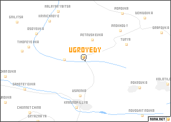map of Ugroyedy