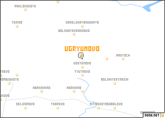 map of Ugryumovo