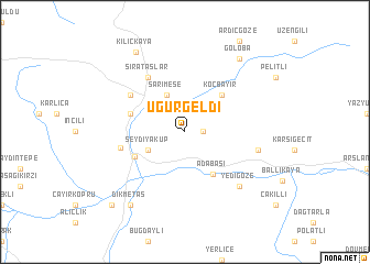 map of Uğurgeldi