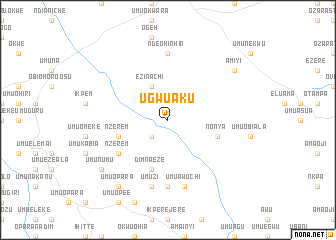 map of Ugwuaku