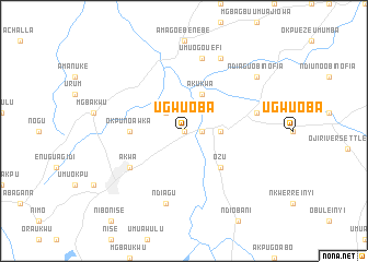 map of Ugwuoba