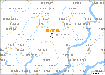 map of Ugyidaw