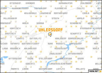 map of Uhlersdorf