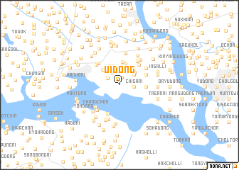 map of Ui-dong