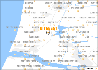 map of Uitgeest