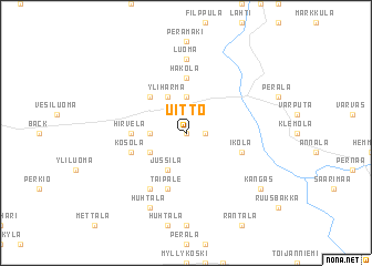 map of Uitto