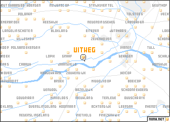 map of Uitweg