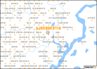 map of Ujān Barātia