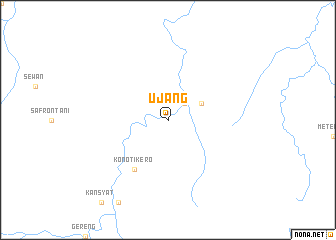 map of Ujang