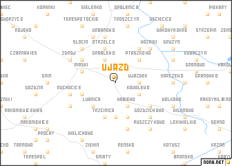 map of Ujazd