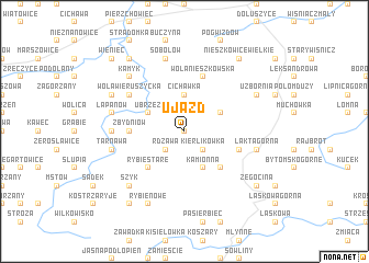 map of Ujazd