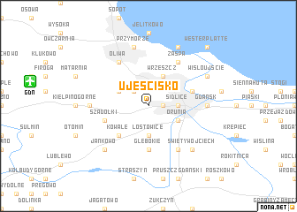 map of Ujeścisko