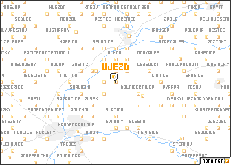 map of Újezd