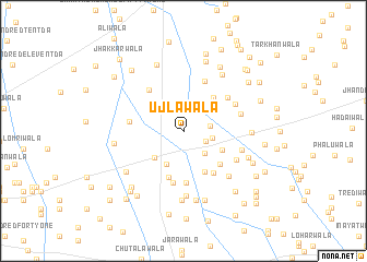 map of Ujlāwāla