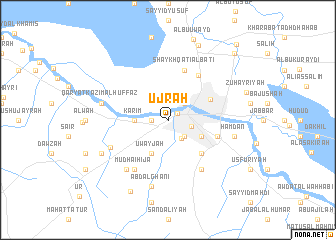 map of ‘Ujrah