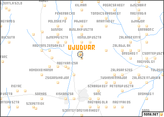 map of Újudvar