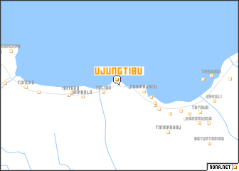 map of Ujungtibu
