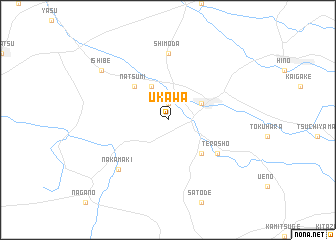 map of Ukawa