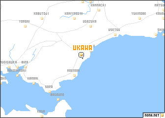 map of Ukawa