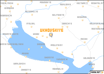 map of Ukhovskiye