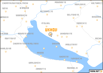 map of Ukhov