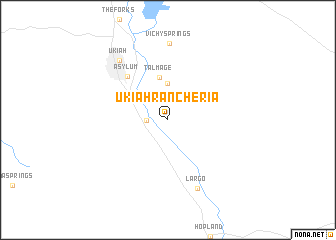 map of Ukiah Rancheria