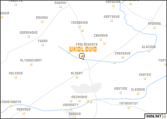 map of Ukolovo