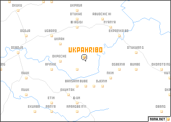 map of Ukpah Ribo