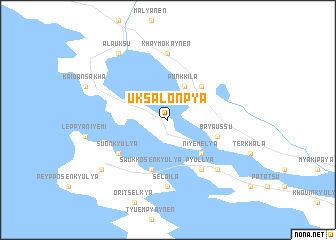 map of Uksalonpya