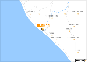 map of Ulakan