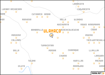 map of Ulamaco