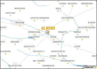 map of Ulanov