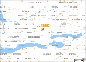 map of Ulasek