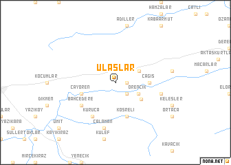 map of Ulaşlar