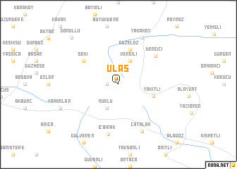 map of Ulaş