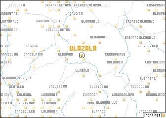 map of Ulazala
