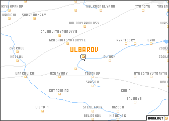 map of Ulʼbarov