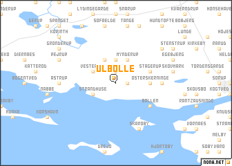 map of Ulbølle
