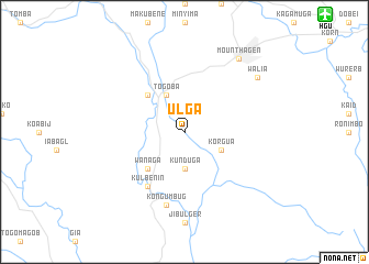 map of Ulga