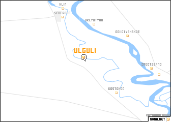 map of Ulʼguli