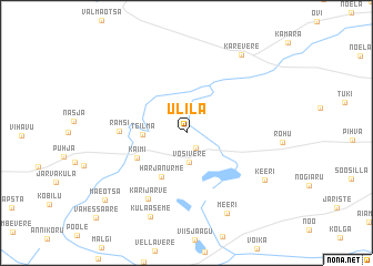 map of Ulila