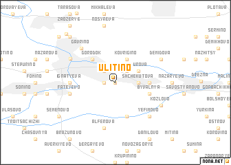 map of Ulitino