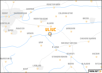 map of Uliuc